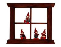 Music window, brown